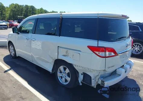 2015 Nissan Quest Sv из США, поврежденный, VIN JN8AE2KP4F9127399